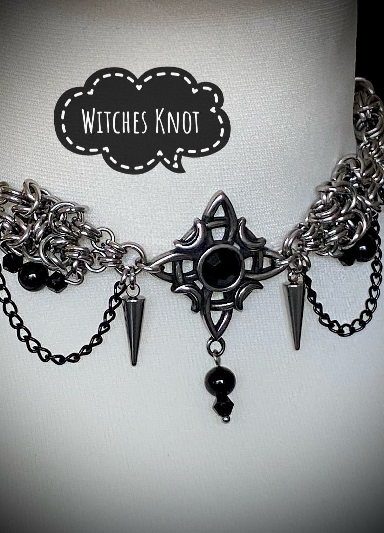 Witches Knot | Black Onyx Choker