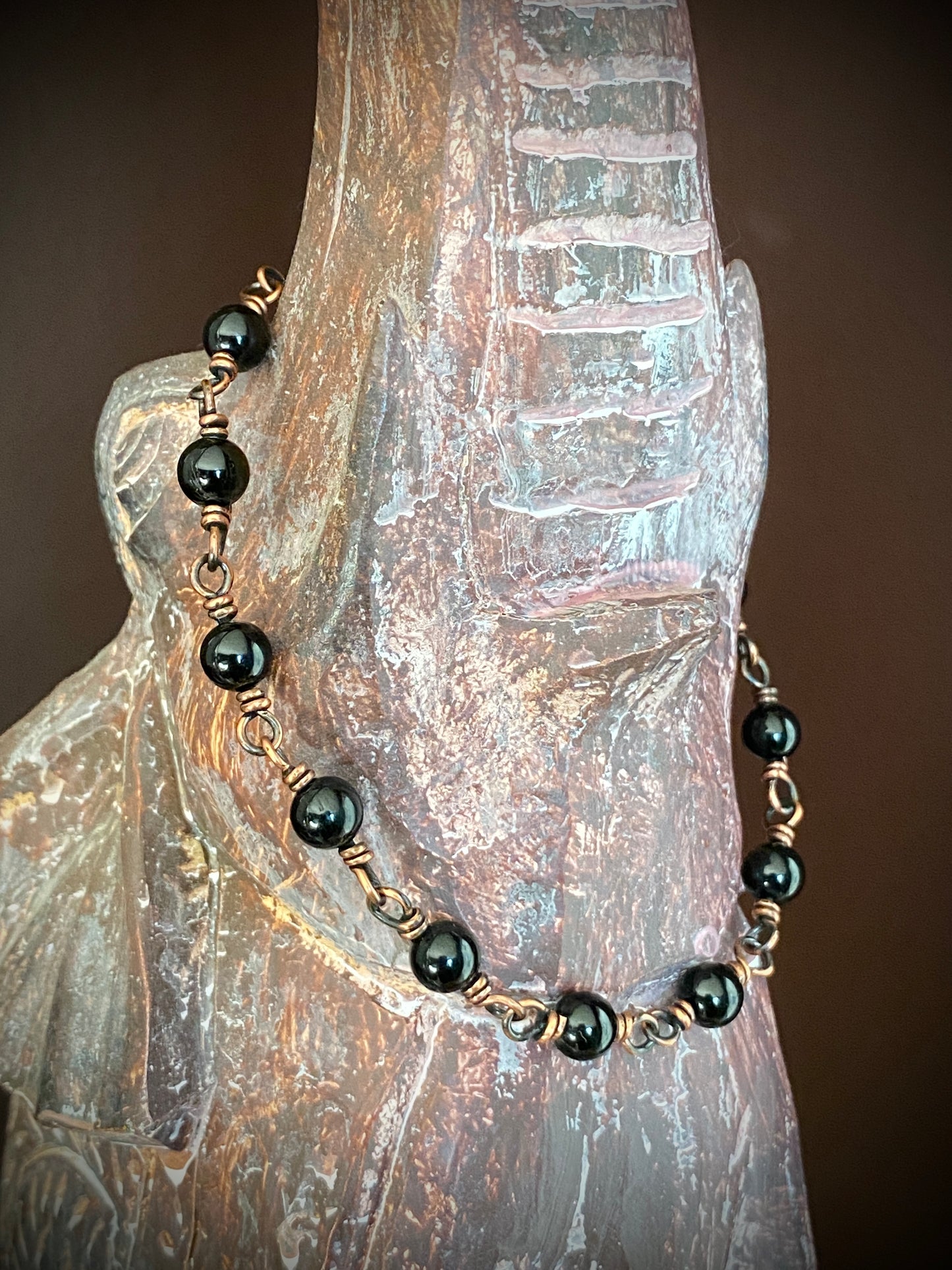 Black Tourmaline | Copper Bracelet