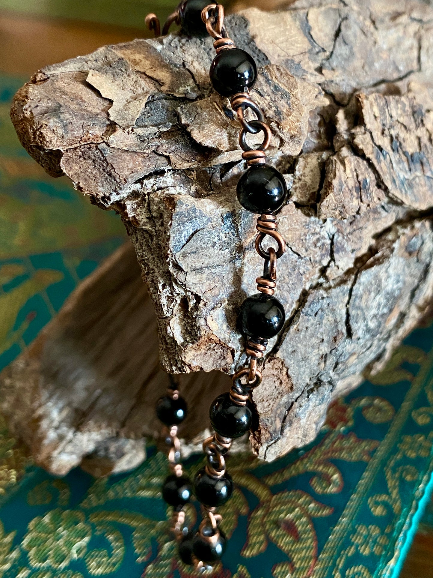 Black Tourmaline | Copper Bracelet